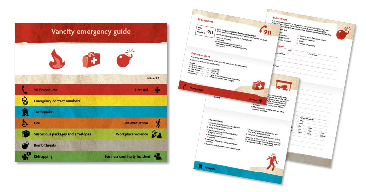 Vancity - Emergency guide booklet