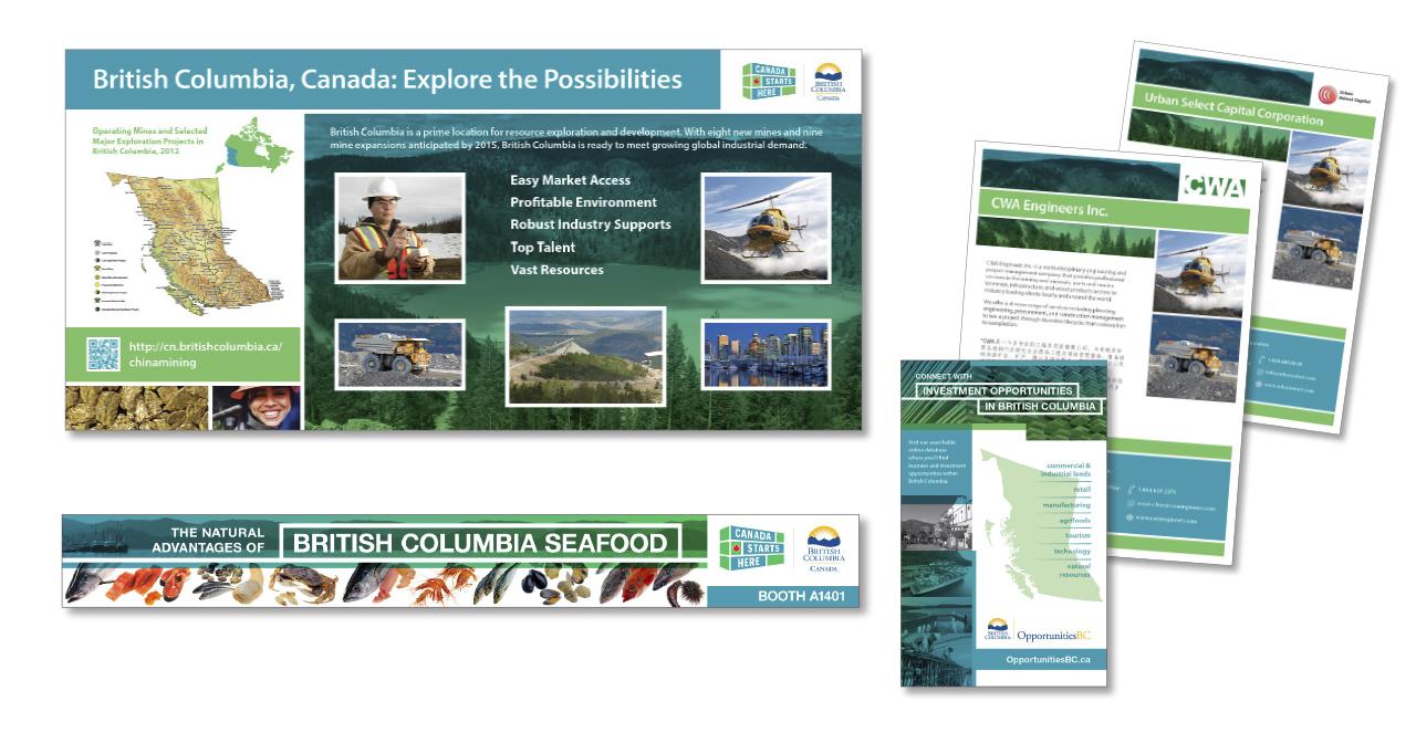 Opportunities BC - Tradeshow banner and collateral
