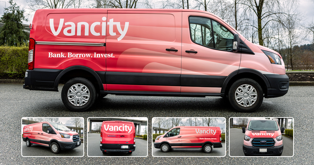 Vancity - Branded fleet vehicle wrap