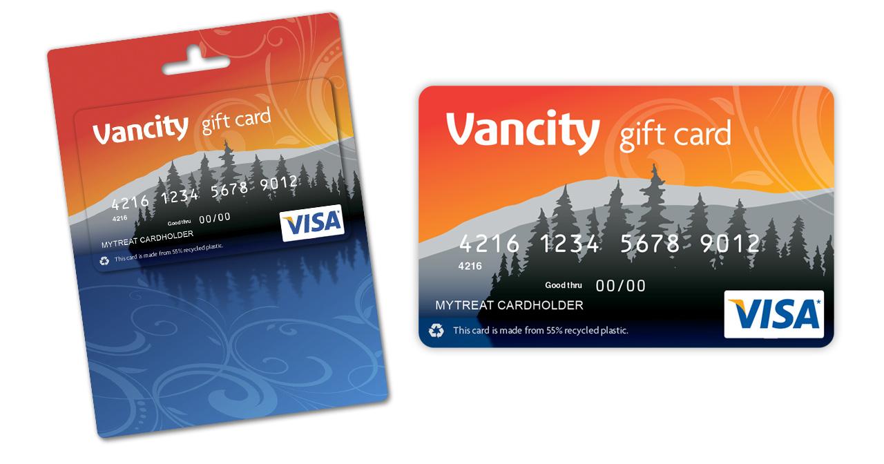 Vancity - Gift card and card carrier