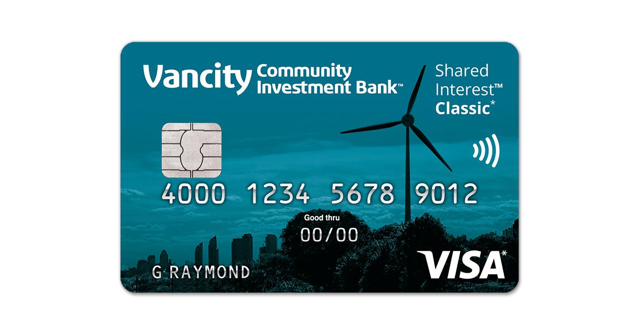 VCIB - Shared Interest Classic Visa card