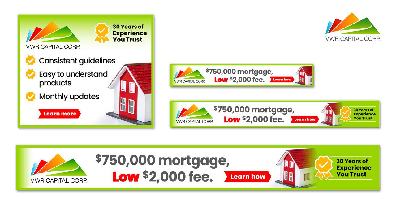 VWR Capital - Mortgage Broker Canada online ad campaign