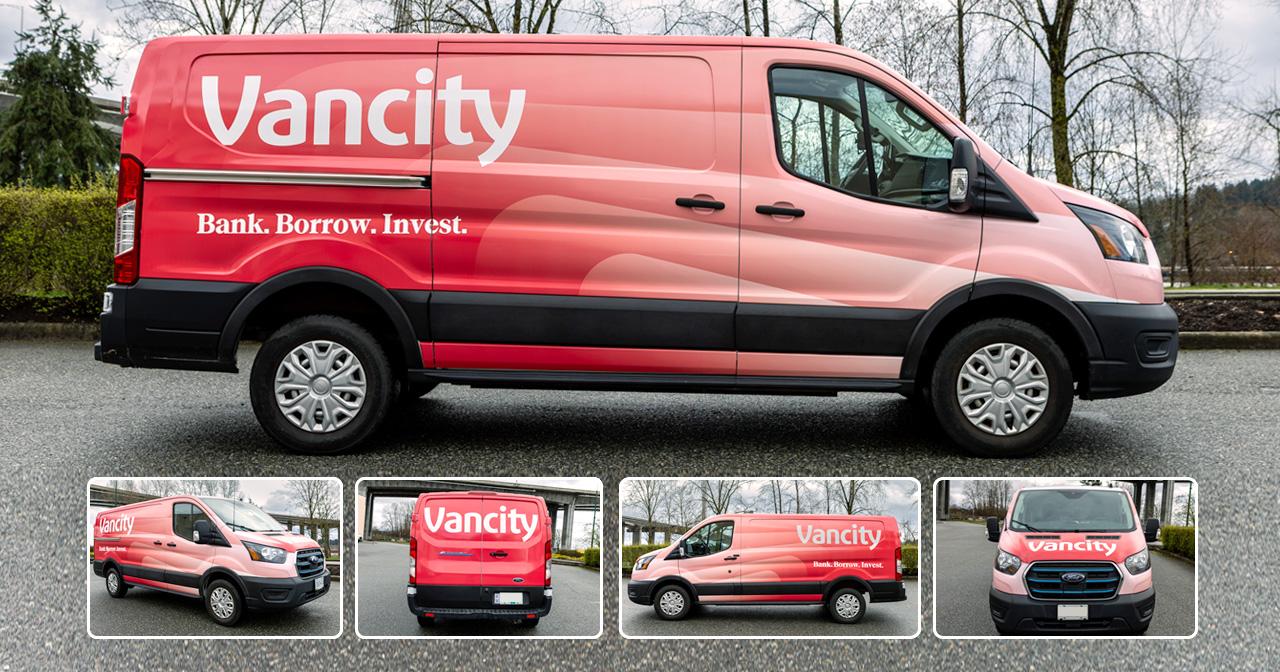 Vancity - Branded fleet vehicle wrap